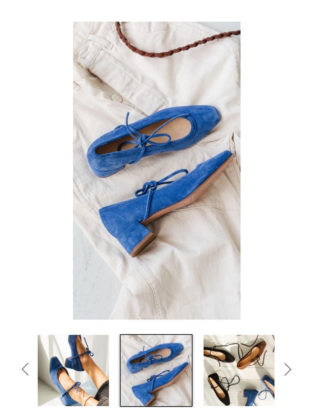 Either/or Low Heel Ballet